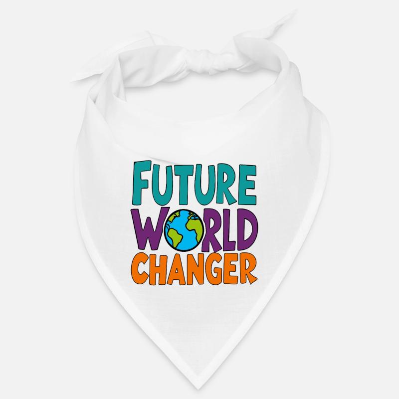 Future World Changer - Globus-Spruch Bandana