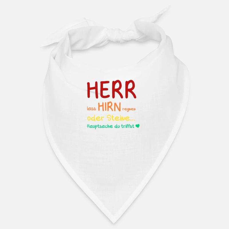 Herr lass Hirn regnen... oder Steine Bandana