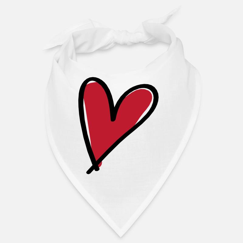 Herz Symbol Bandana
