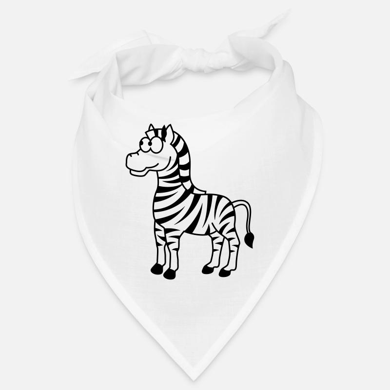 Zebra Comic Animal Bandana