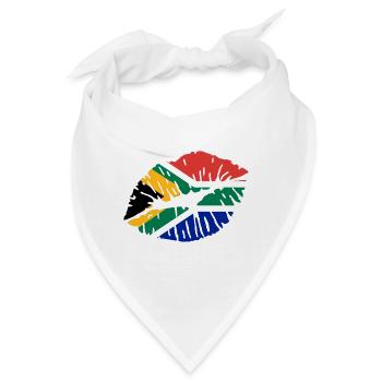 Südafrika - Bandana - Weiß - Vorne