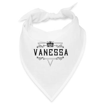 Vanessa Name - Bandana - Weiß - Vorne