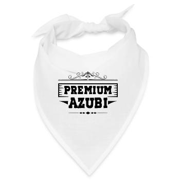 Premium Azubi - Bandana - Weiß - Vorne