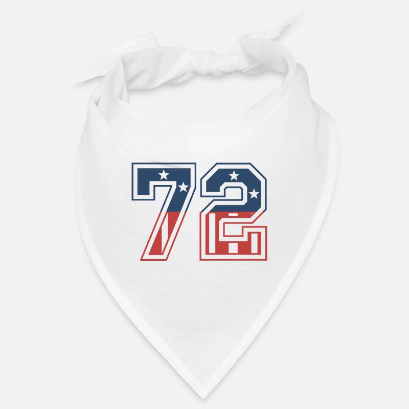 Numéro 72 États-Unis Bandana