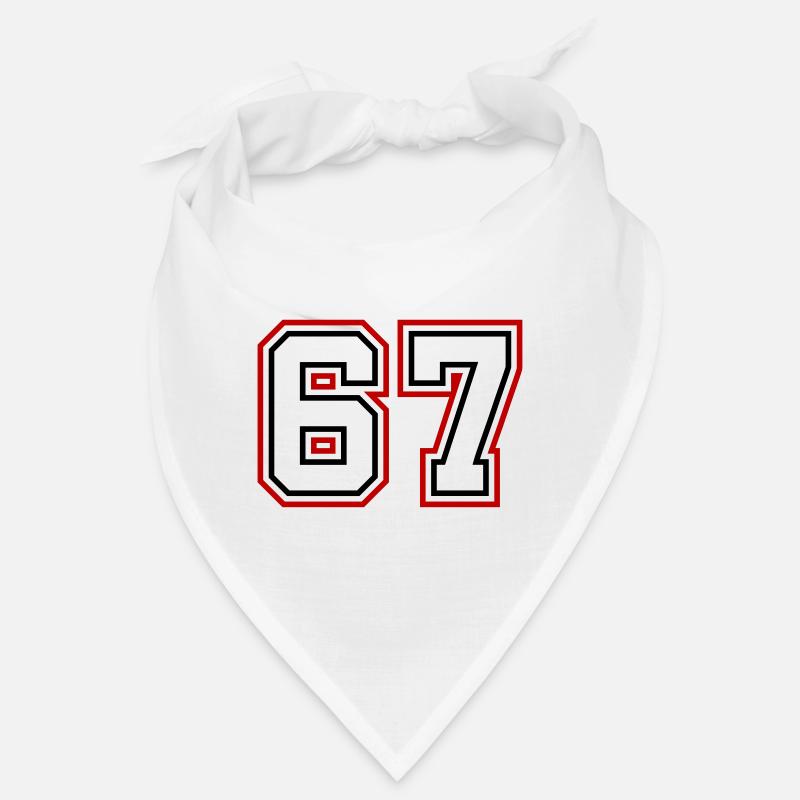 67 Numéro de numéro Bandana