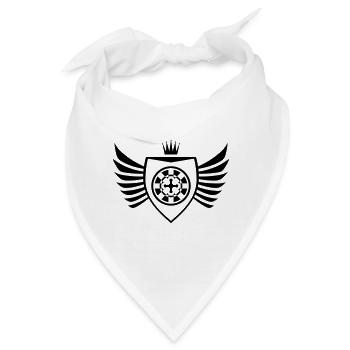 Roulette Casino Schild - Bandana - Weiß - Vorne