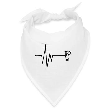 Geld Money Puls - Bandana - Weiß - Vorne