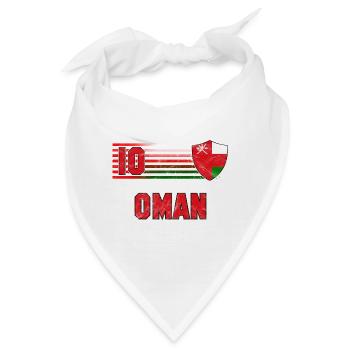 Oman Fußball Mannschaft - Bandana - Weiß - Vorne