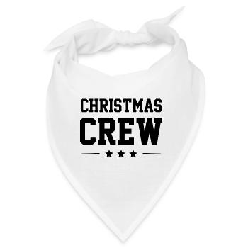 Christmas Crew - Bandana - Weiß - Vorne