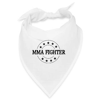 MMA Fighter Mixed Martial Arts - Bandana - Weiß - Vorne