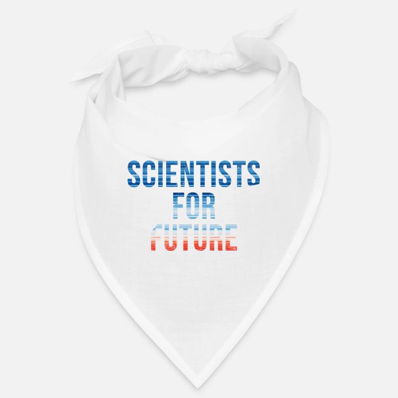 Scientists for Future | Warming Stripes - Bandana - Weiß