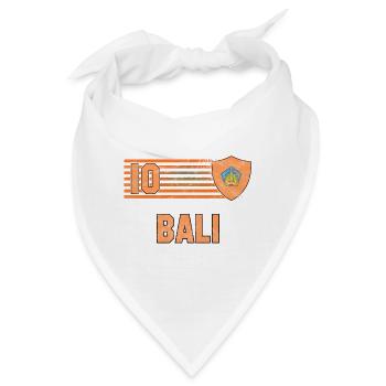 Bali Fußball Mannschaft - Bandana - Weiß - Vorne