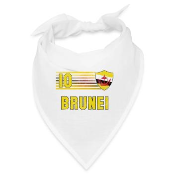 Brunei Fußball Mannschaft - Bandana - Weiß - Vorne