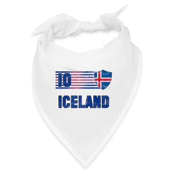 Indien Fußball Mannschaft - Bandana - Weiß - Vorne