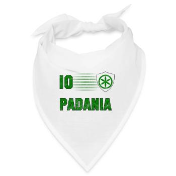 Padanien Fußball Mannschaft - Bandana - Weiß - Vorne