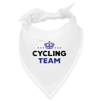Cycling Team - Bandana - Weiß - Vorne