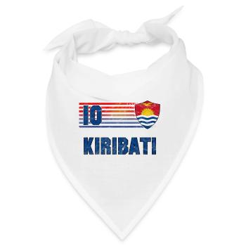 Kiribati Fußball Mannschaft - Bandana - Weiß - Vorne
