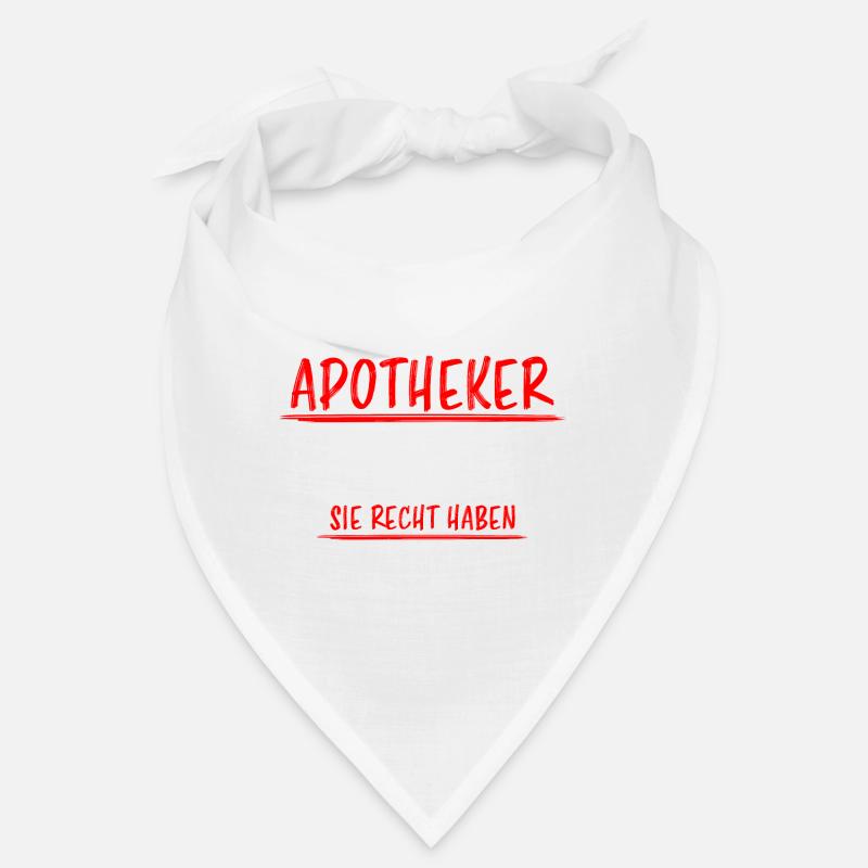 Apotheker Beruf Lustiger Spruch Medizin Geschenk Bandana