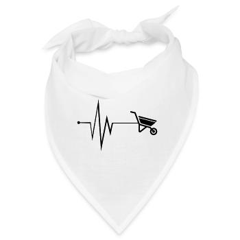 Schubkarre Puls - Bandana - Weiß - Vorne