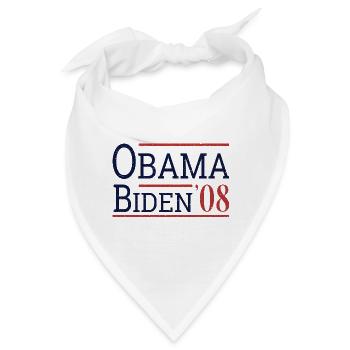 Jahrgang Barack Obama Joe Biden 2008 II - Bandana - Weiß - Vorne