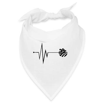 Farm Ernte Puls - Bandana - Weiß - Vorne