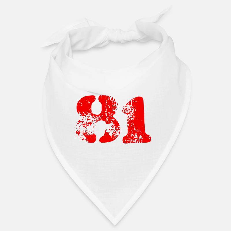 Symbole numérique 81 Bandana