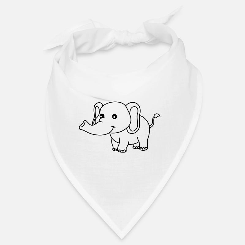 Bande dessinée d’éléphant Bandana