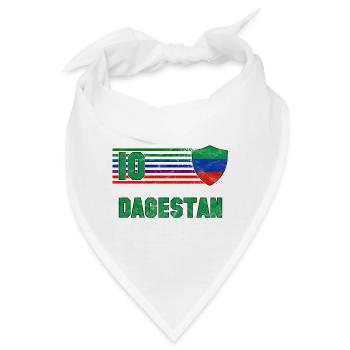 Dagestan Fußball Mannschaft - Bandana - Weiß - Vorne