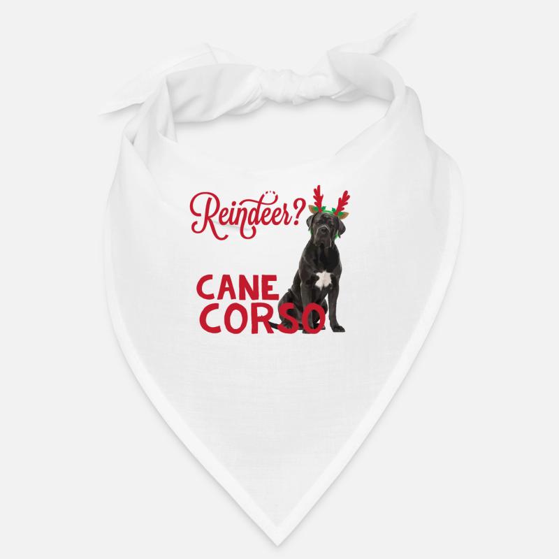 Christmas Cane Corso Dog Reindeer Costume Moloss Bandana