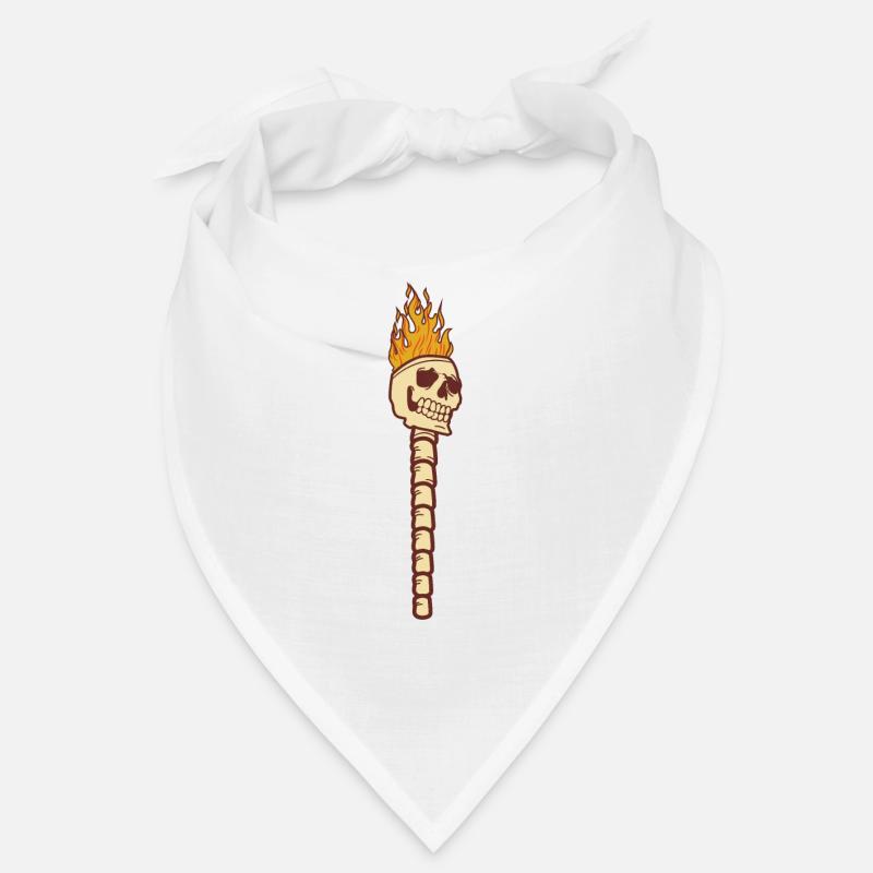 Summer torch skull Bandana