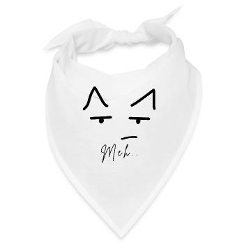 Miau - Bandana - Weiß - Vorne