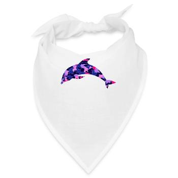 Delfin - Bandana - Weiß - Vorne