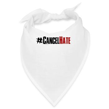 Beende den Hass - Bandana - Weiß - Vorne