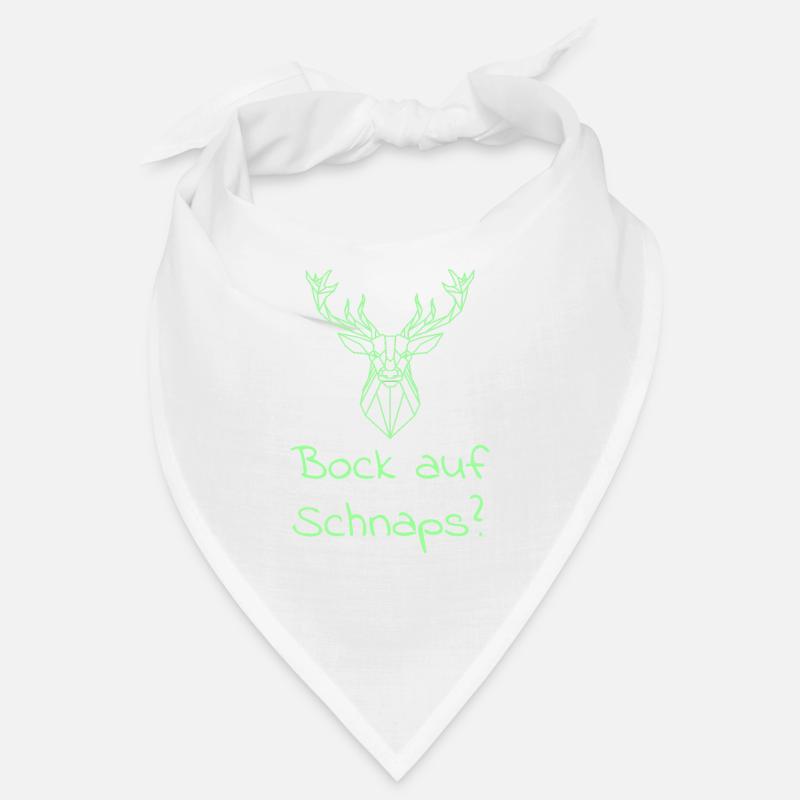 Schnaps trinken Spruch Bandana