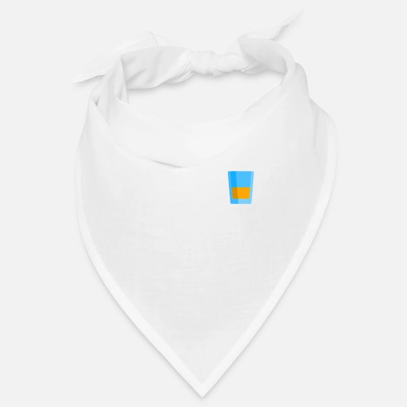 Halbgefülltes Glas Bandana