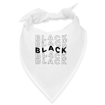 Mehr Schwarz - Bandana - Weiß - Vorne