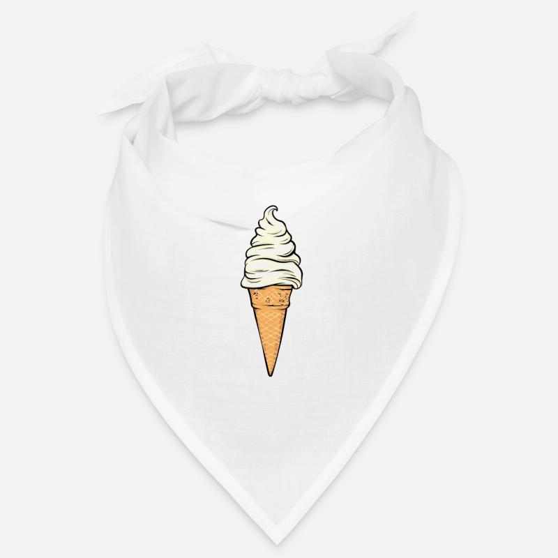 la glace - Bandana - blanc