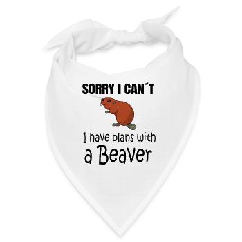 BEAVER : Plans with a Beaver - Bandana - Weiß - Vorne
