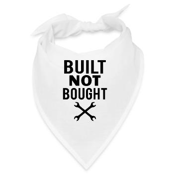 automobile mechatronics MECHANIC: built not bought - Bandana - Weiß - Vorne
