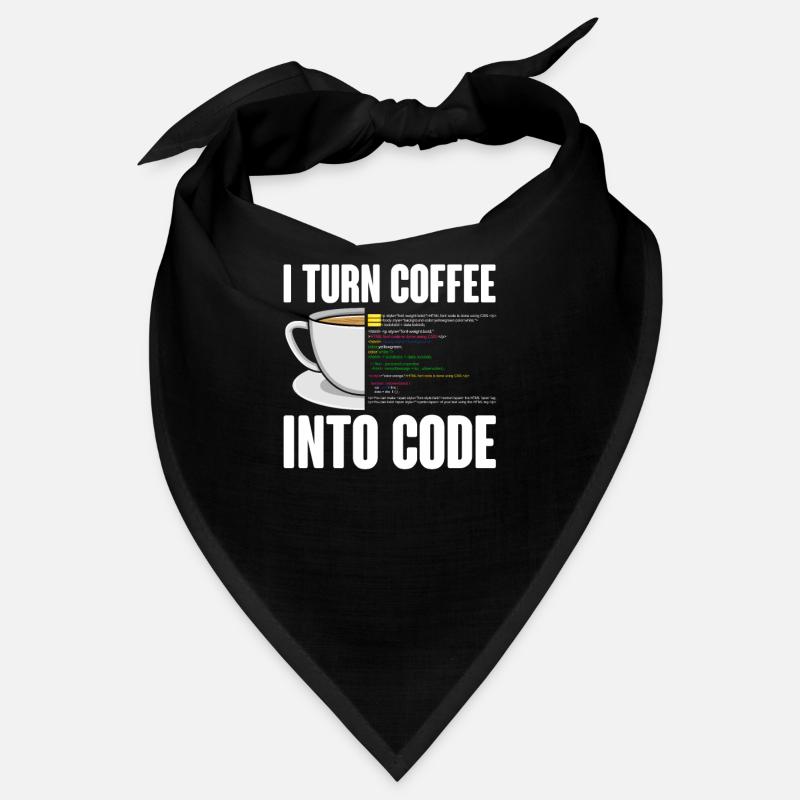 Funny Computer Coffee Programmer Design Bandana
