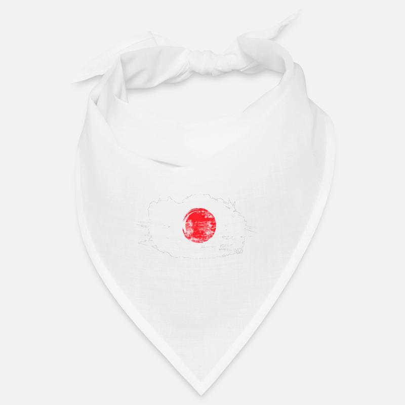 Drapeau du Japon - Bandana - blanc