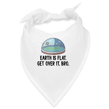 Flat Earth Theory Flat Earth Army Earth - Bandana - Weiß - Vorne