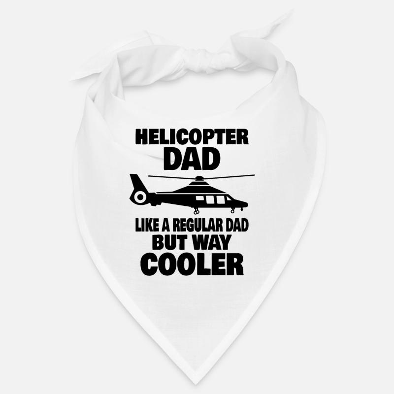 Hubschrauberpilot Luftfahrt Helicopter Dad Bandana