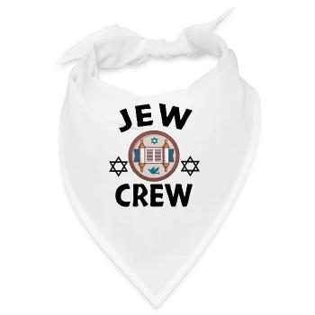 Jew Jewish Israelite Culture Israel Jewish Roots - Bandana - Weiß - Vorne