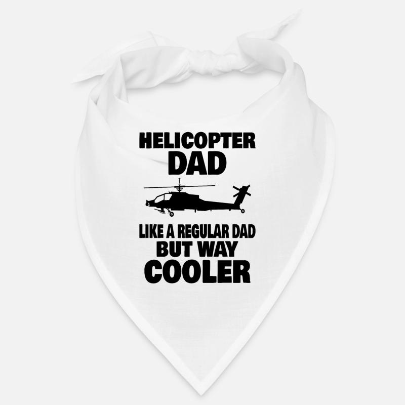Hubschrauberpilot Luftfahrt Helicopterr Dad Bandana