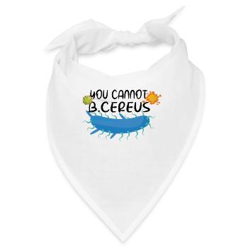 Mikrobiologe Mikrobiologie Labor Biologie Geschenk - Bandana - Weiß - Vorne