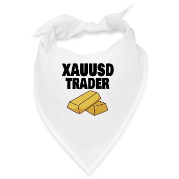 Gold Trader Forex Trader XAUUSD Trader - Bandana - Weiß - Vorne