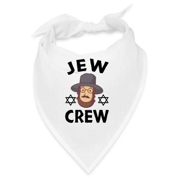 Jew Jewish Israelite Culture Israel Jewish Roots - Bandana - Weiß - Vorne