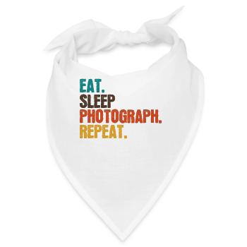 Fotografie-Zyklus - Bandana - Weiß - Vorne