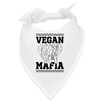 Vegan Mafia - Bandana - Weiß - Vorne